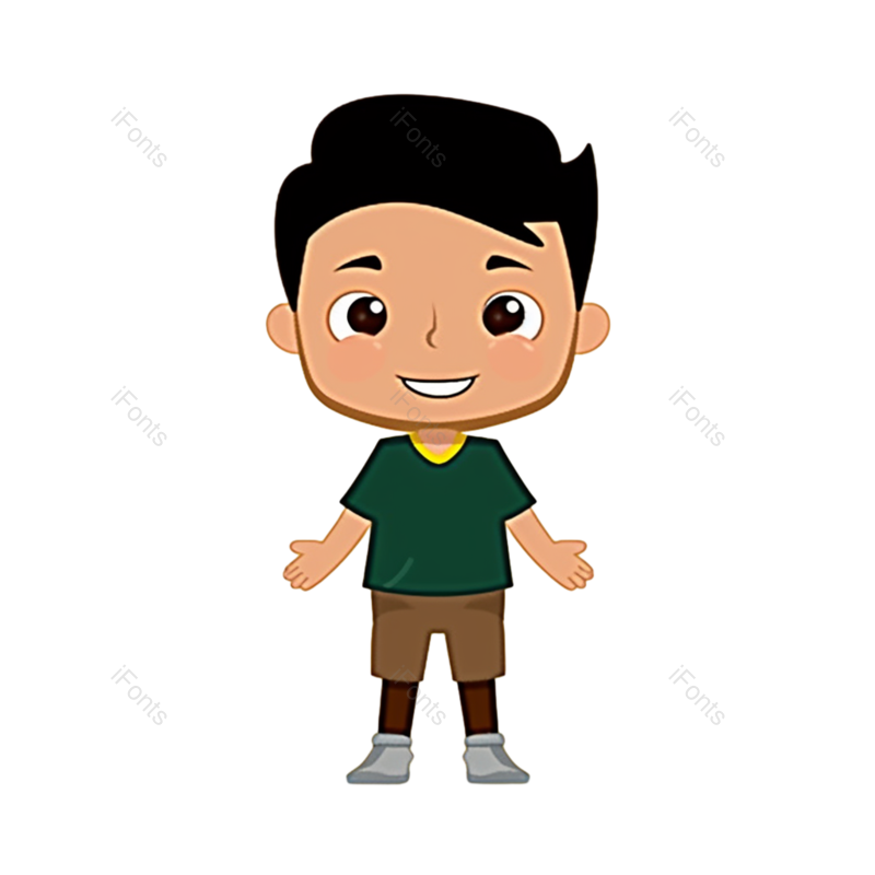 卡通图片,儿童元素,人物PNG,卡通人物免抠素材